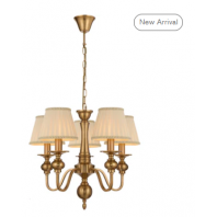 TELBIX-SIEDEL 5 LIGHT PENDANT W/SHADE